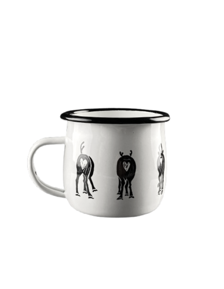 Elina Nygård Emaljerad mugg Renrumpor