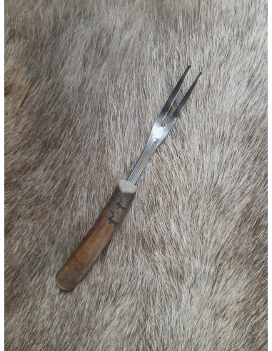 Herring Fork with Reindeer Antler Handle