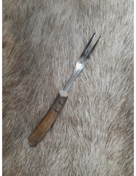Herring Fork with Reindeer Antler Handle
