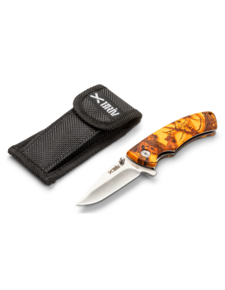 Jaktfällkniv Orange Camo