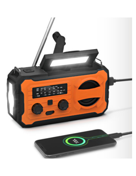 Emergency Radio 4000 mAh  Orange