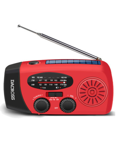 Emergency Radio 2000 mAh Red