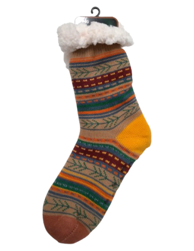 No-slip Socks Yellow Patterned with 36-40