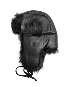 Svart Mössa Fuskskinn 2