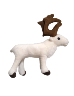 Vit Ren Mjukisdjur Liten