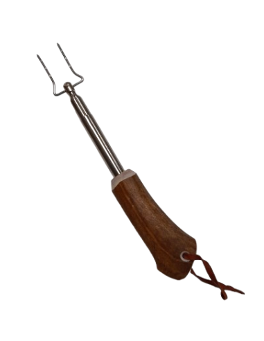 Barbecue Stick with a Reindeer Antler Handle