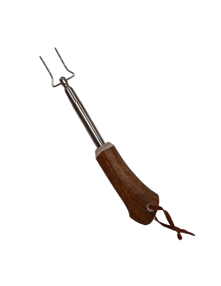 Barbecue Stick with a Reindeer Antler Handle