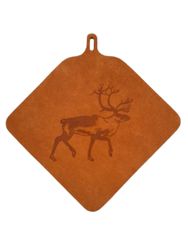 Suede Potholder Reindeer