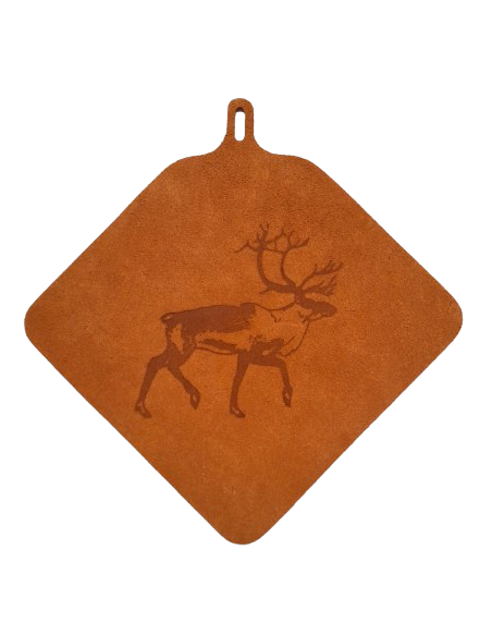 Suede Potholder Reindeer