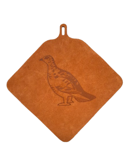 Suede Potholder Ptarmigan