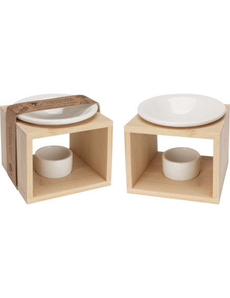 Aromalampa trä keramik