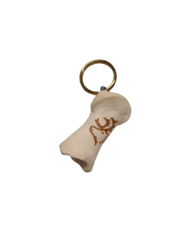 Keychain Reindeer Bone