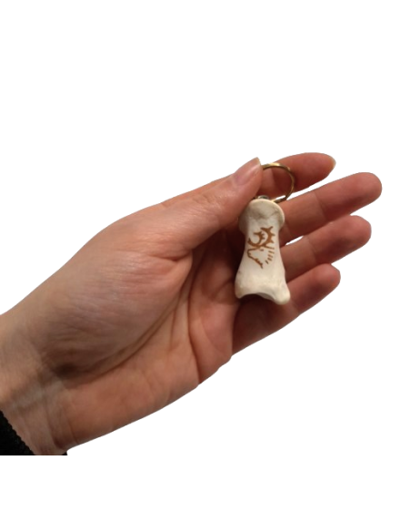 Keychain Reindeer Bone