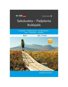Outdoorkartan Saltoluokta - Padje - Kvikkjokk