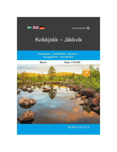 Outdoor Map Kvikkjokk - Jäkkvik