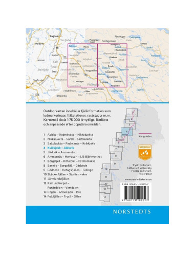 Outdoor Map Kvikkjokk - Jäkkvik