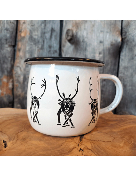 Elina Nygård Emaljerad mugg Renar