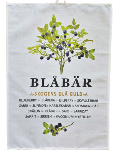 Kökshandduk Blåbär