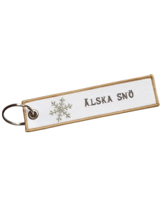 Älska snö Nyckelring Tag
