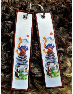 Plupp med Vänner Nyckelring tag 2