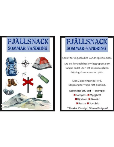 Mountain Talk Card Game
