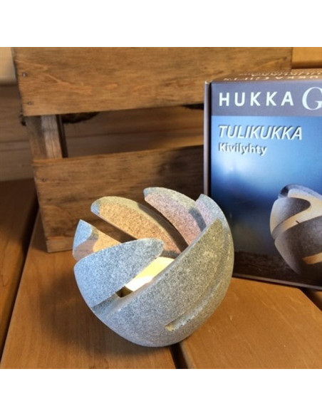 HUKKA Ljuslykta av Täljsten